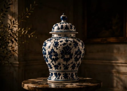 Bleu Blanc porcelain